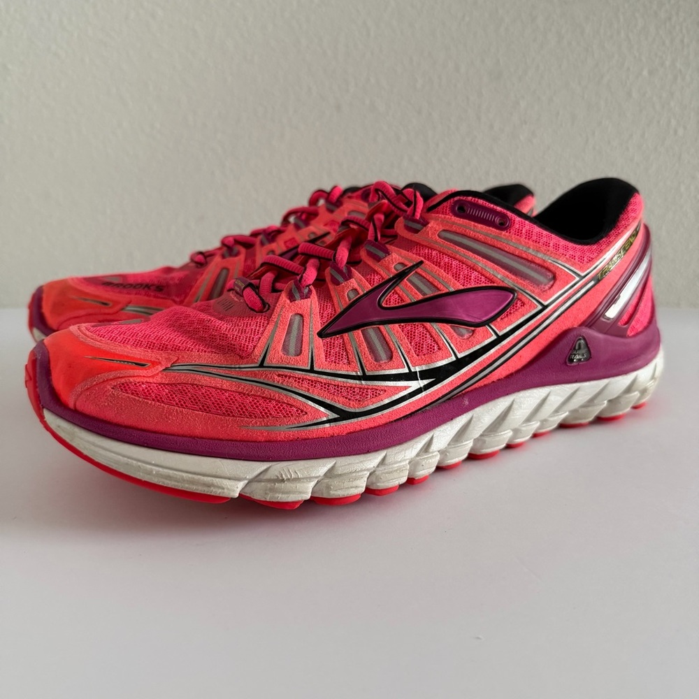 Brooks Transcend Ultimate Ride Women’s Running Training Pink Shoes 10.5 (B) - Picture 5 of 10